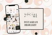 Instagram Highlights Icon Boho Canva, a Social Media Template by HerstedHertz (Thumbnail 4 of 5)