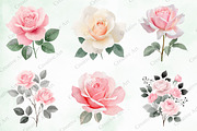 Blush And Silver Glam Roses, an Illustration by Creative Art (Thumbnail 7 of 10)
