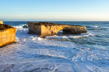 Sunset at London Bridge, Twelve Apostles, Great Ocean Road, Aust, a Nature Photo by GoodGoods