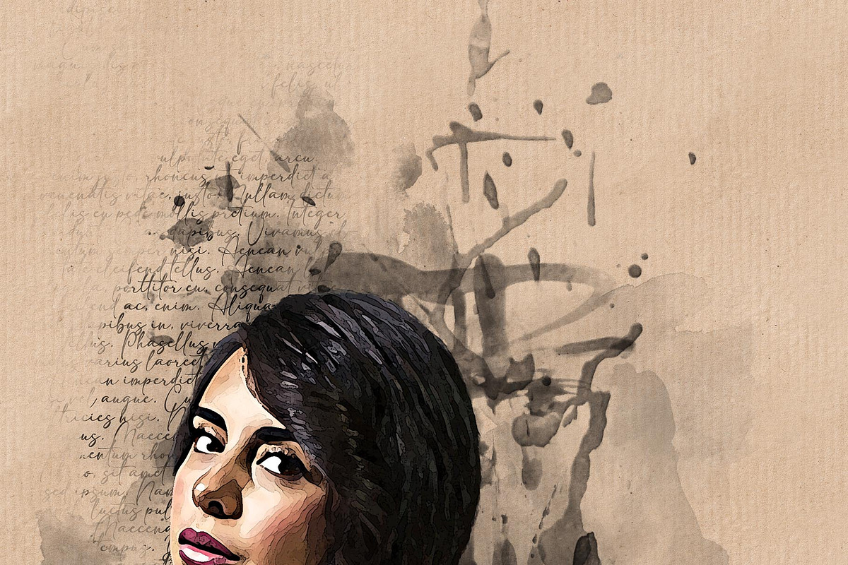 Watercolor Mixed Media Art Effect, an Action Add-On by Photoshop Action (Photo 9 of 12)