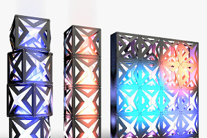 Stage Decor 17 Modular Wall Column