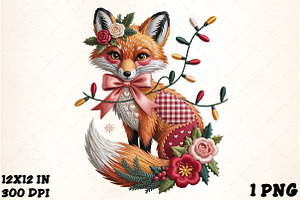 Faux Embroidery Box of Christmas Bau, an Illustration by CrexoraLab
