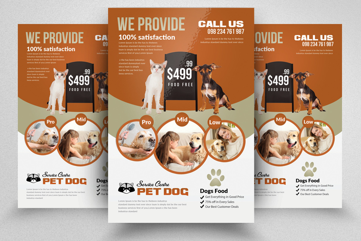 10 Pet Shop Flyer Bundle Vol:01, a Flyer Template by Business Flyers (Photo 5 of 11)
