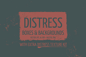 Distress Boxes and Backgrounds
