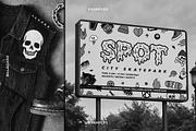 DRIPSLIDE | Skate-Punk Font Duo, a Sans Serif Font by Ckybe's Corner (Thumbnail 7 of 7)