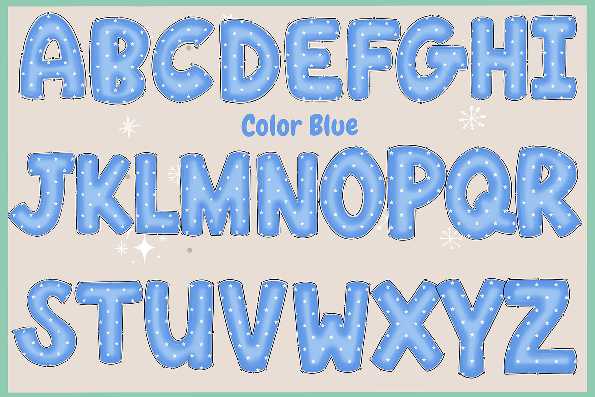 Christmas color set1-PNG fonts, a Symbol Font by It me digital art (Photo 5 of 14)