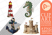 Summer Patchwork Sublimation, a Seasonal Illustration by Artnoy (Thumbnail 9 of 18)