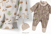 Baby seamless patterns bundle, a Pattern Graphic by polikarpovaart (Thumbnail 9 of 11)