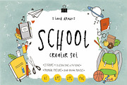 Back to School | Hand Drawn Set, an Education Illustration by Lena Kedrova (Thumbnail 1 of 14)
