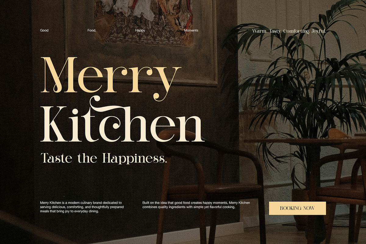 Moska Elegant Serif Font, a Serif Font by Graphicxell (Photo 3 of 8)