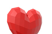 Heart Simple, HiRes and LowPoly, an Object 3D Model by CGTech (Thumbnail 4 of 9)