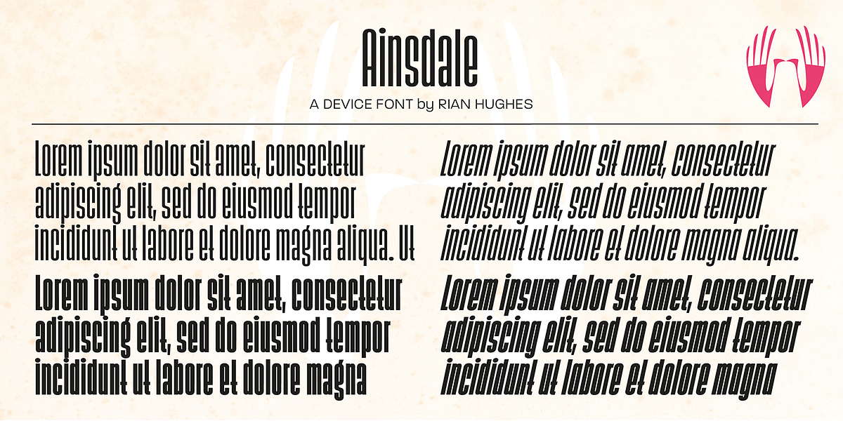 Ainsdale, a Sans Serif Font by Device (Photo 5 of 5)