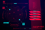 Cyberpunk UI Small Set, a Technology Illustration by Olga Ryzychenko (Thumbnail 2 of 5)