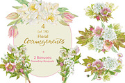 PINK TOOLBOX-70+DesignElements, an Illustration by watercolorwild.graphics (Thumbnail 5 of 13)