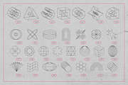 3D Wireframe Shapes | set 3, an Object Graphic by MaximGertsen (Thumbnail 4 of 7)