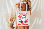 Christmas Sublimation PNG Festive AF, an Illustration by Daily.Designs (Thumbnail 4 of 5)