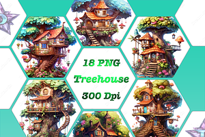 Fairy Treehouse clipart