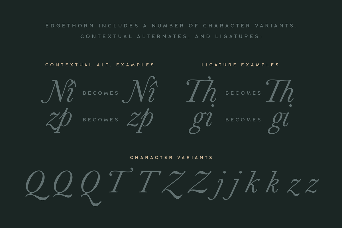 Edgethorn Italic Serif Font, a Serif Font by Up Up Creative (Photo 17 of 17)