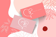 Monogram Heart Flourish Font, a Script Font by Happy Letters (Thumbnail 6 of 7)
