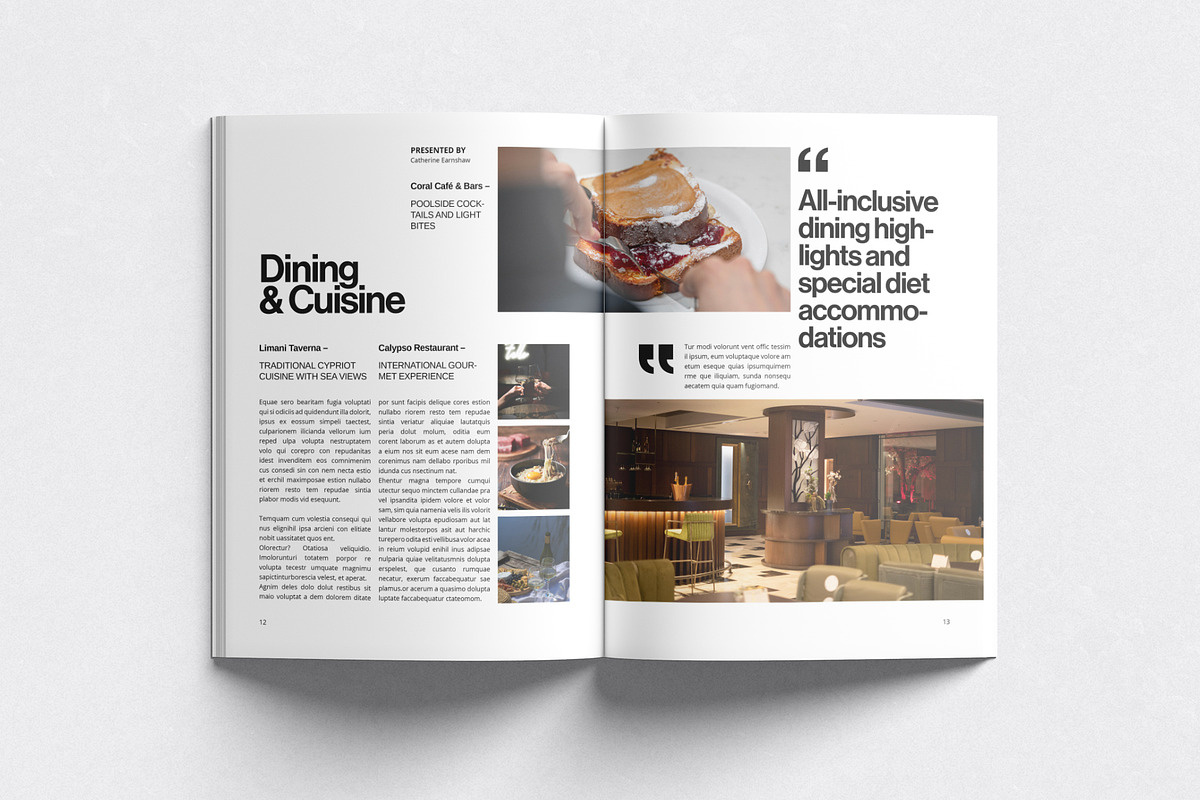 Travel Magazine Template preview 7