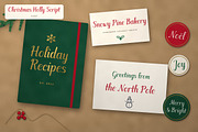 Christmas Holly Script Font, a Script Font by vladocar (Thumbnail 6 of 9)