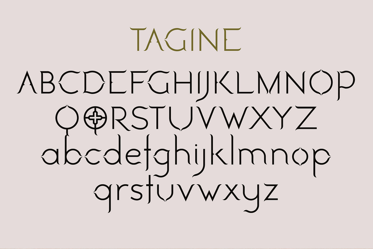 Tagine. Chic new font for designers, a Sans Serif Font by LostandFoundry (Photo 6 of 7)