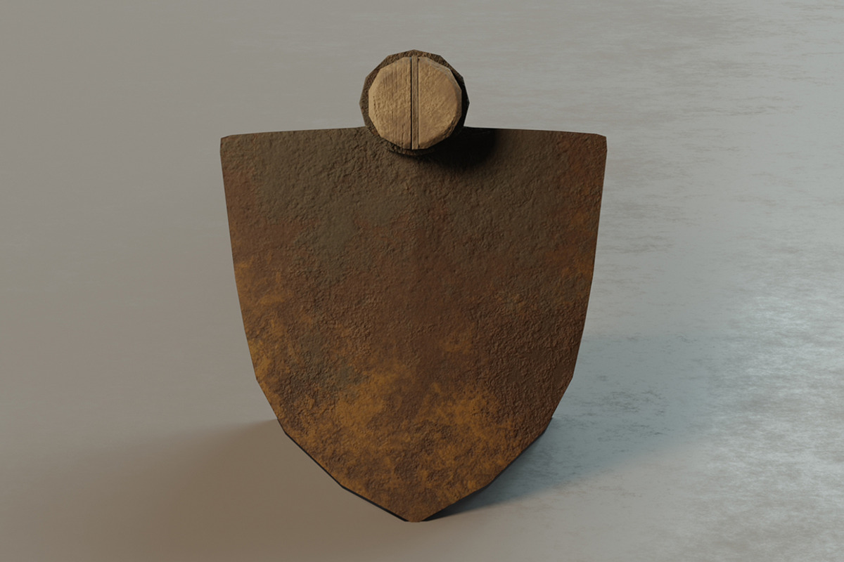 Hoe rust, an Object 3D Model by mockupzz (Photo 4 of 7)