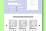 Building Wireframe Landing Page, an UI Kit Template by CreativeShaper (Thumbnail 4 of 6)