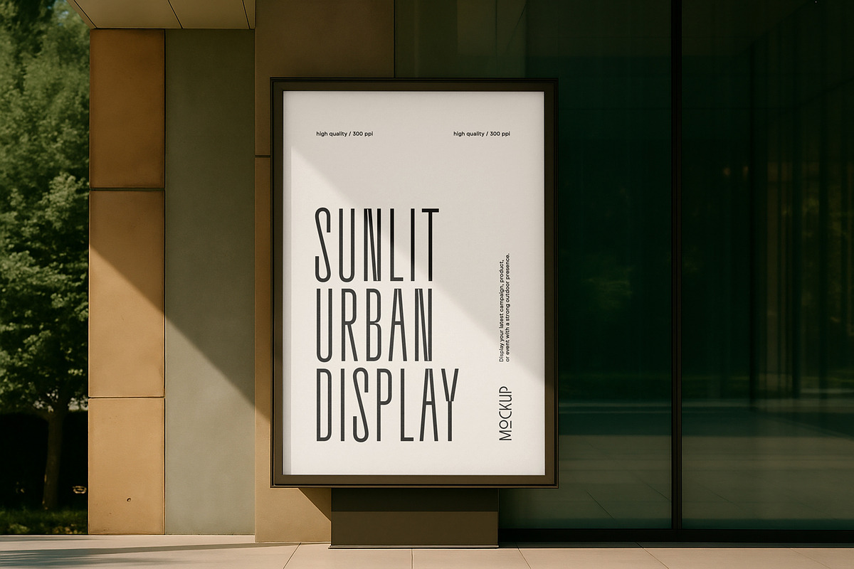 Outdoor Advertising Stand Mockup Set, a Mockup by dpi (Photo 4 of 10)