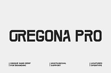 Oregona Pro - Modern Geometric Sans