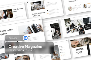Creative Magazine Presentation Key, a Presentation Template by Antstheme