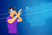 Virtual Augmented Reality Themes, an Education Illustration by TAlex (Thumbnail 3 of 6)
