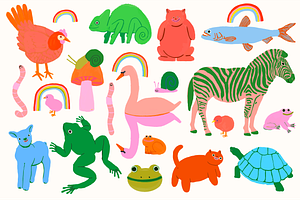 Magical Mystery Animal Illustrations