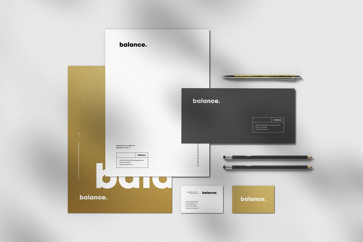 Stationery Branding Mockup 7, a Pens & Pencil Mockup by Yogurt86 (Photo 12 of 14)