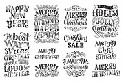 Christmas Lettering Collection 2, an Illustration by bariskina (Thumbnail 3 of 6)