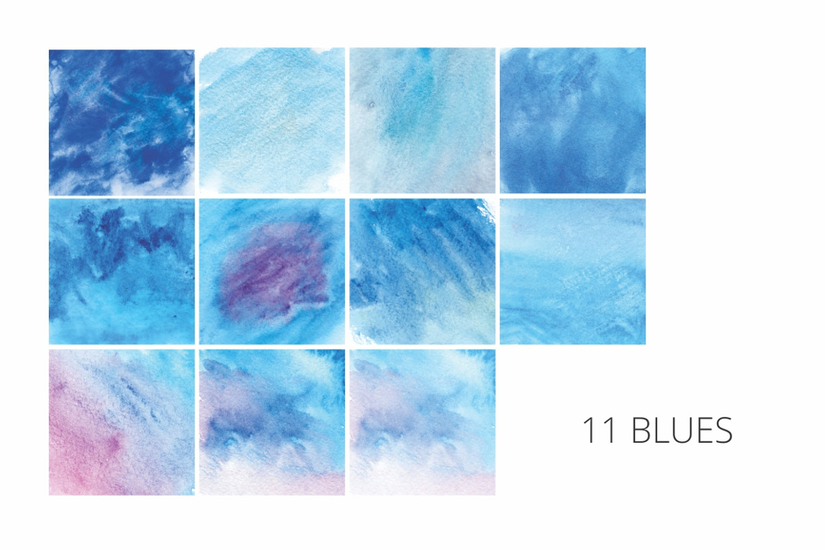50 Watercolor Textures, a Texture Illustration by kisikoida (Photo 2 of 8)