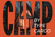 CAMP Display Font, a Sans Serif Font by Type Cargo (Thumbnail 1 of 7)