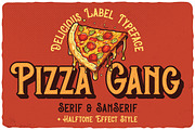 Pizza Gang - Serif & Sans Serif, a Serif Font by JumboDesign (Thumbnail 1 of 5)