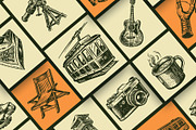 Vintage Camping Illustration Set, a Person Illustration by Creative Stall (Thumbnail 6 of 9)