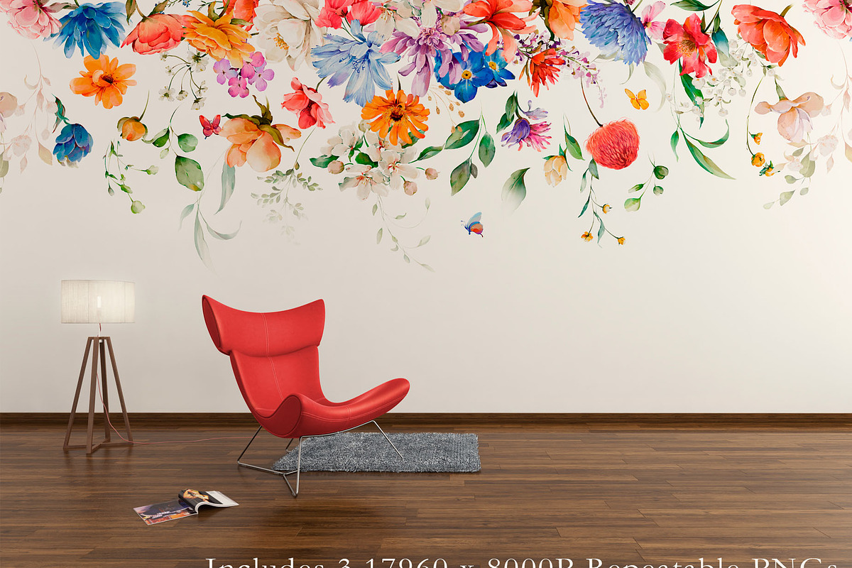 Watercolor Wildflowers & Leaves, a Decorative Illustration by Damian Roh (Photo 21 of 24)
