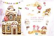 Sweet Dreams. Holiday watercolor set, a Decorative Illustration by Ann Art Houze (Thumbnail 9 of 13)