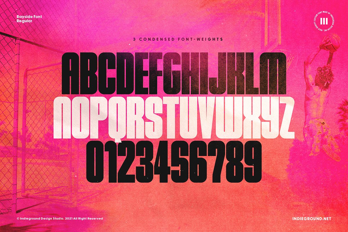 Bayside Font, a Sans Serif Font by Indieground Design Inc. (Photo 2 of 7)