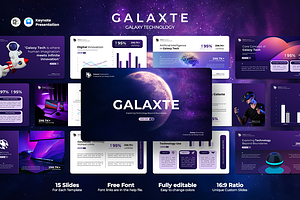 Galaxte - Ai Technology Keynote, a Presentation Template by QR Design Studio