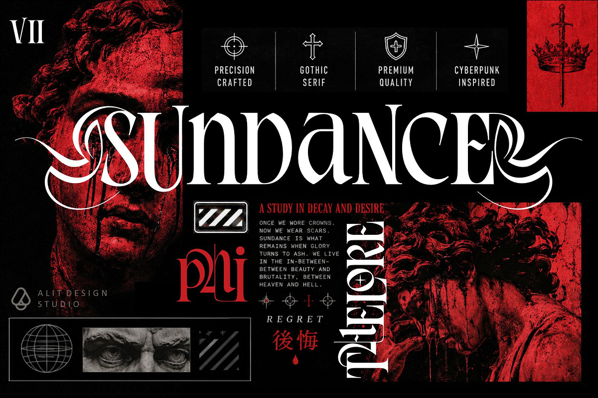Royal Hatred Typeface, a Blackletter Font by alit design (Photo 5 of 20)