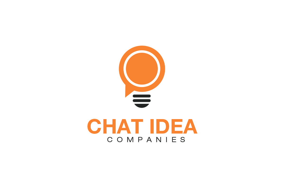 Chat Idea Logo, a Branding & Logo Template by CAIRON CREATIVESTUDIO (Photo 1 of 5)