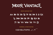 MOOR VANTAGE Classical Vintage Font, a Font by UICreative (Thumbnail 5 of 5)