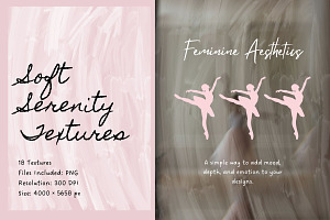 Soft Serenity Textures, a Texture Graphic by The Journey Atelier