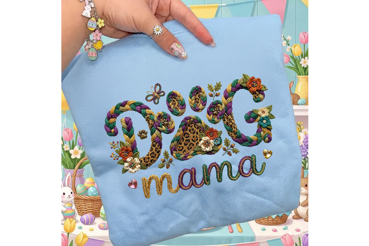 Yarn Leopard Dog Mama Png Dog Mom, an Illustration by Designking (Photo 5 of 6)