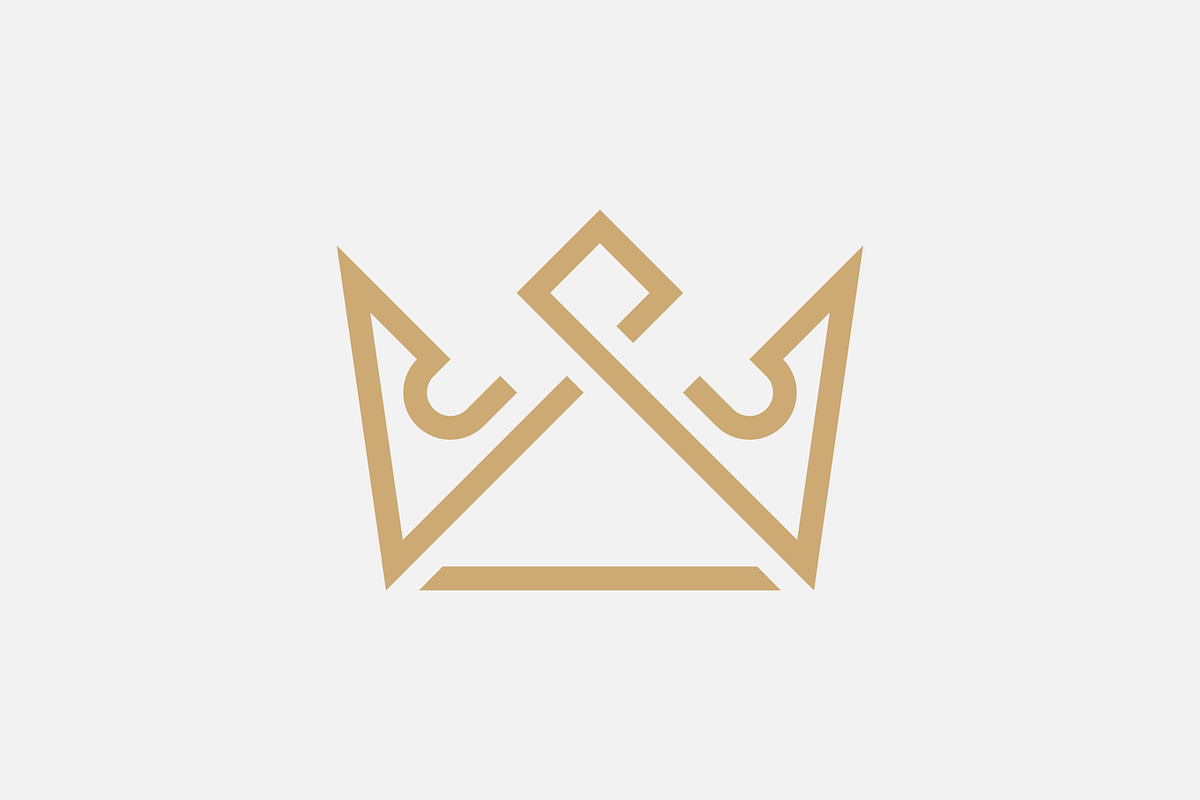 Crown logo template;, a Branding & Logo Template by TemplatePlus.net