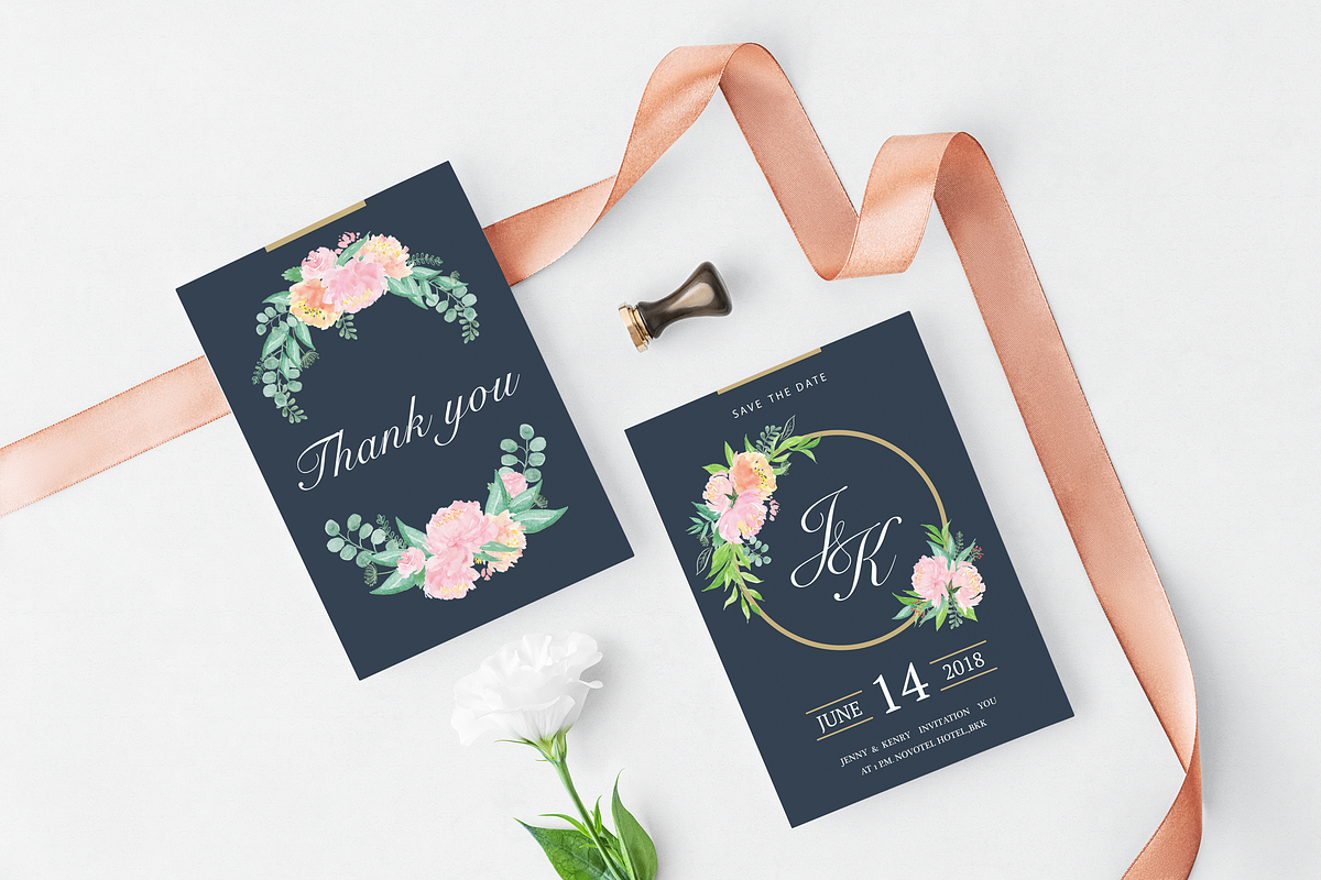 Florals Spring Watercolor, a Decorative Illustration by Planolla (Photo 4 of 8)